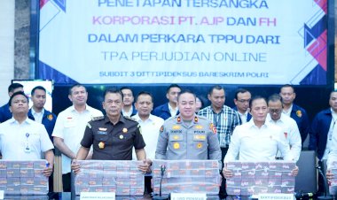 Polri-Tetapkan-PT-AJP-dan-FH-Sebagai-Tersangka-TPPU-Judi-Online,-Sita-Uang-Rp-103,27-Miliar