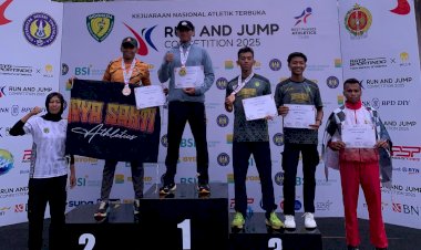 Personel-Polres-Lamongan-Raih-Dua-Medali-Kejurnas-UNY-Open-Run-and-Jump-Competition