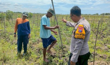 Bhabinkamtibmas-Desa-Wonoplintahan-Laksanakan-Pengecekan-Lahan-P2B