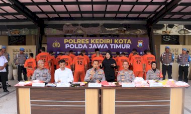 Berantas-Narkoba-Polres-Kediri-Kota-Berhasil-Amankan-Puluhan-Tersangka