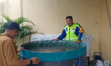 Bhabinkamtibmas-Polresta-Sidoarjo-Desa-Wedi-Dukung-Swasembada-Pangan