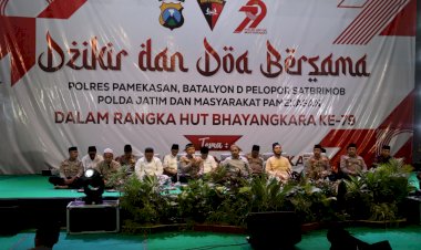 Polres-Pamekasan-Gelar-Dzikir-dan-Doa-Bersama-Sambut-Hari-Bhayangkara-Ke-79