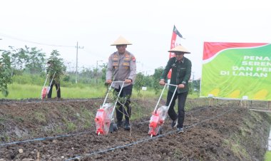 Tanam-Jagung-Serentak,-Forkopimda-Sidoarjo-Gandeng-Pesantren-Sukseskan-Ketahanan-Pangan