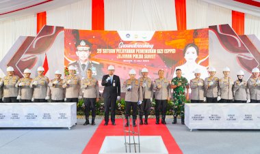 Hadiri-Groundbreaking-29-SPPG-Polda-Sumut-dan-Jajaran,-Kapolri-Komitmen-Dukung-Program-MBG