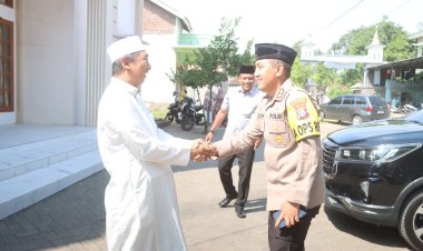 Awali-Tugas,-Kapolres-Probolinggo-yang-Baru-Kunjungi-Ponpes-Nurul-Qodim-Paiton