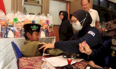 Polres-Malang-Gelar-Khitan-Massal-Gratis,-Puluhan-Anak-Dapat-Bingkisan-dan-Sembako