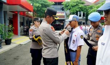 Kapolres-Ponorogo-Kukuhkan-Pelajar-Duta-Kamtibmas