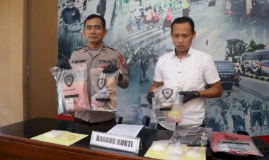 Polres-Madiun-Kota-Ungkap-Dua-Kasus-Narkoba,-Ratusan-Gram-Narkotika-Disita