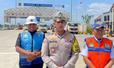 Ruas-Tol-Prosiwangi-Dibuka-Fungsional-Polres-Probolinggo-Siapkan-Pos-Pelayanan-di-Exit-Tol