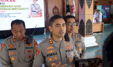 Polres-Pacitan-Gelar-Pasukan-Operasi-Mantap-Praja-Grindulu-2026,-Antisipasi-Konflik-Pilkades-Serentak
