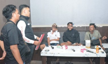 Cegah-Peredaran-Narkoba,Tim-Gabungan-Polres-Bondowoso-Razia-THM-dan-Tes-Urine-Pengunjung