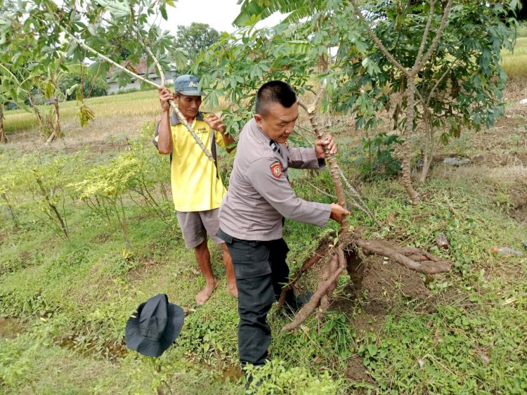 Warga Kedungsukodani Peduli Ketahanan Pangan Polresta Sidoarjo