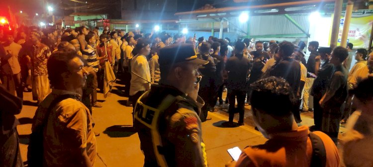Polresta Sidoarjo Takziah dan Amankan Kedatangan Jenazah di Rumah Duka Korban Longsor Pacet-Cangar