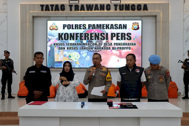 Berantas Narkoba, Polres Pamekasan Amankan 1 Bandar dan 2 Pengedar