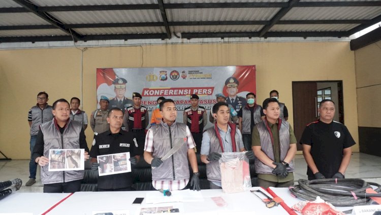 Satreskrim Polresta Sidoarjo Ungkap Kasus Pembacokan di Jalan Majapahit