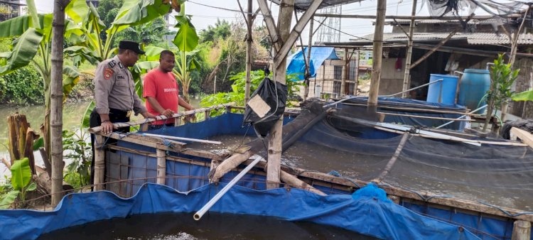 Polsek Sedati Dukung Ketahanan Pangan Bergizi Lewat Pemanfaatan Lahan Pekarangan di Desa Segoro Tambak