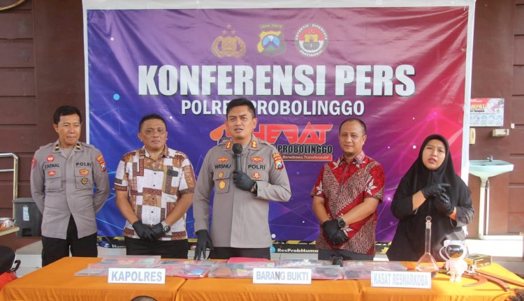 Polres Probolinggo Berhasil Amankan Bandar Narkoba Berjuluk Kobar yang Edarkan Sabu Hingga 2 kg per Bulan