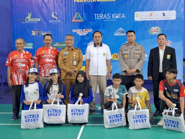 Cetak Bibit Unggul Polri dan PBSI Gelar Kejurkot Kapolresta Malang Kota Open 2025