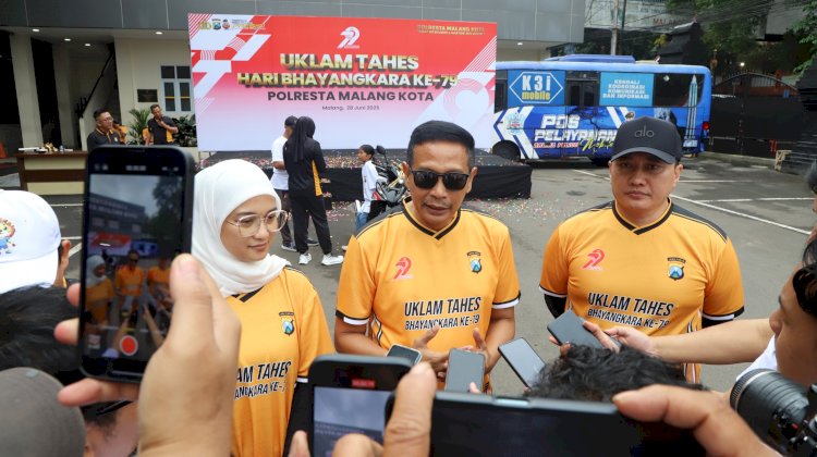 Peringati Hari Bhayangkara ke-79 Polresta Malang Kota Ajak Masyarakat 'Uklam Tahes' Susuri Kayutangan Heritage