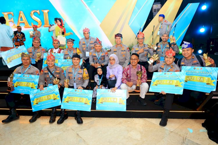 Polres Bojonegoro Raih Juara II Tingkat Nasional Manajemen Media di Hari Bhayangkara ke -79