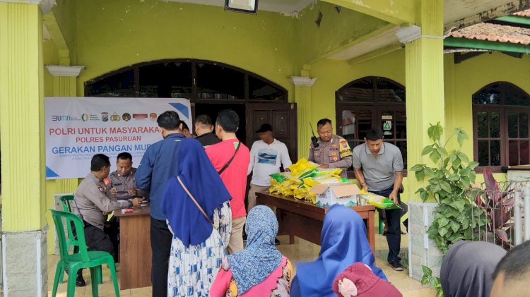 Polres Pasuruan Gelar Pasar Murah di 17 Polsek untuk Bantu Ekonomi Warga