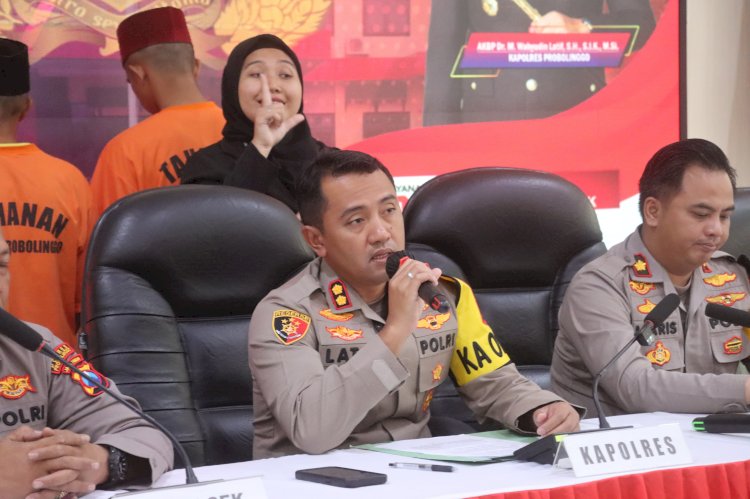 Polres Probolinggo Amankan Ayah dan Anak Tersangka Pembunuhan Maut di Sukapura