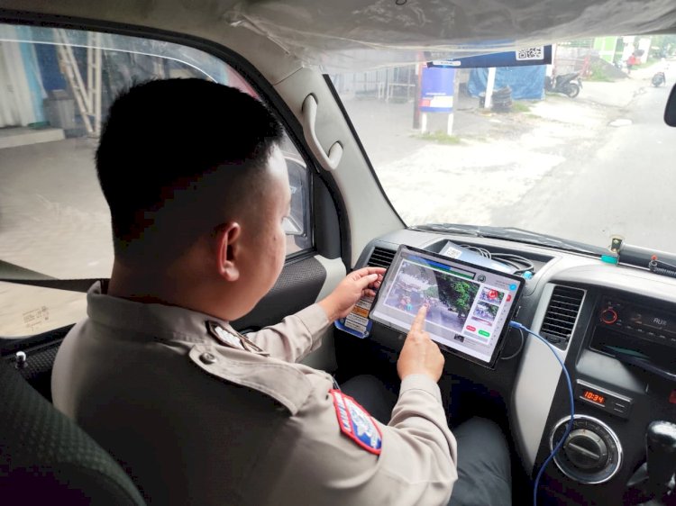 ETLE Incar Polres Gresik Sasar Titik Rawan Selama Operasi Zebra 2025