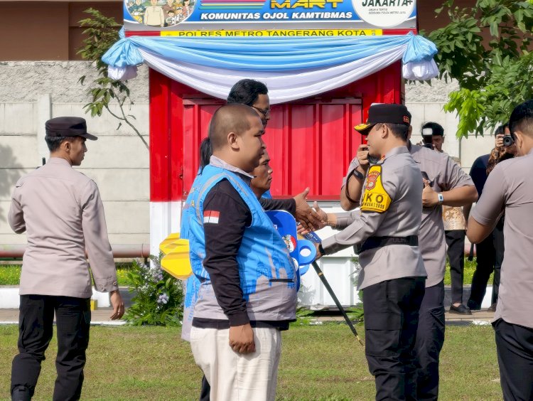 Kapolda Metro Jaya Apresiasi Polres Metro Tangerang Kota Libatkan Ojol dalam Menjaga Kamtibmas
