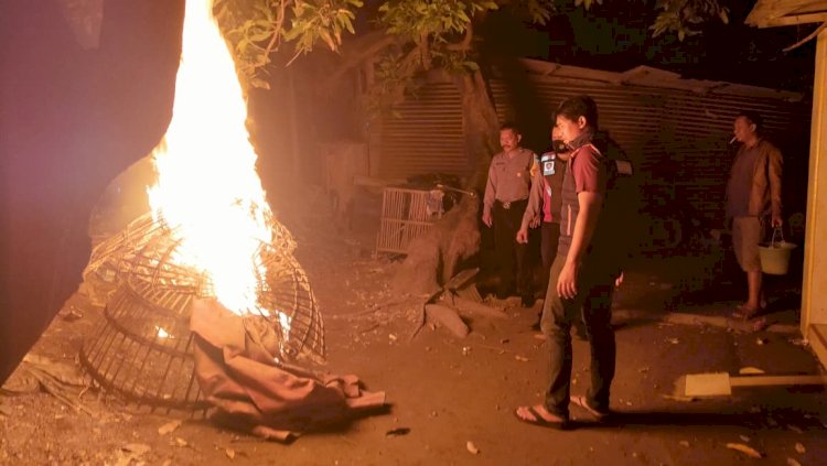 Respon Aduan Warga Adanya Sabung Ayam, Polsek Balongbendo Turun Langsung Datangi Lokasi