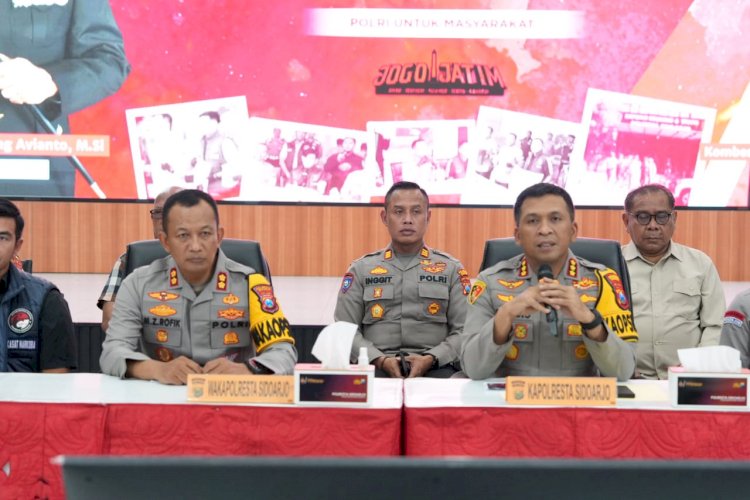 Polresta Sidoarjo Sampaikan Rilis Kamtibmas Tahun 2025