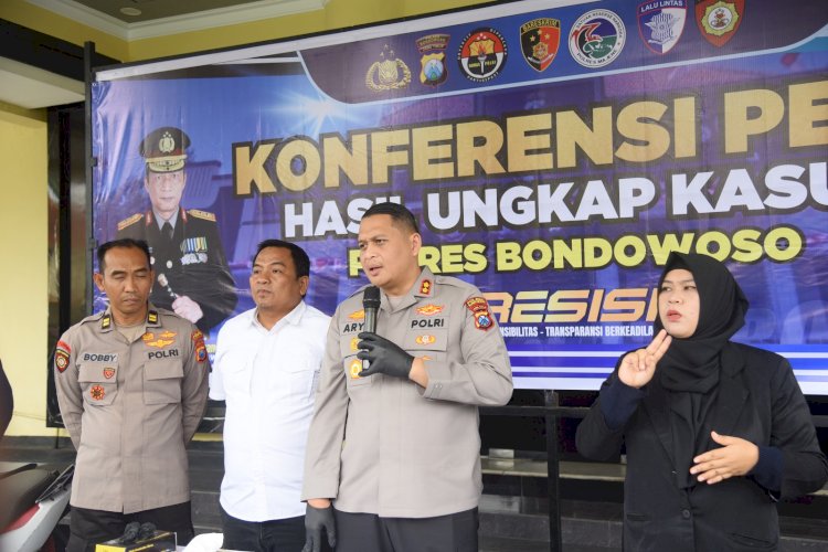 Polres Bondowoso Ungkap Curanmor Tersangka Pelaku dan Penadah Diamankan