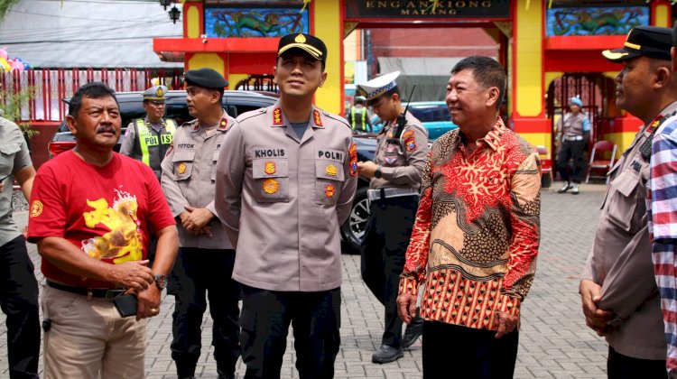 Polresta Malang Kota Pertebal Pengamanan Imlek Personel Disiagakan di Klenteng hingga Pusat Perbelanjaan