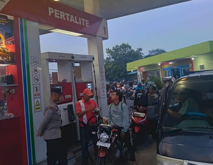 Polres Madiun Kota Pastikan Stok BBM di SPBU Aman dan Belum Ada Kenaikan Harga